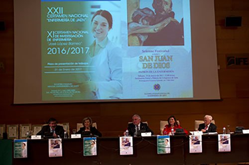 Conferencia del padre Ángel, en la celebración del día de la Enfermería 2017 en Jaén