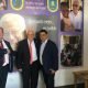 Julio Millán, padre Ángel y Francisco Reyes en la inauguración de la nueva sede Edad Dorada