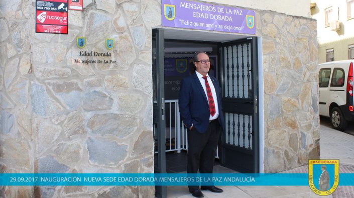 Inauguración sede Edad Dorada Mensajeros de la Paz Andalucía