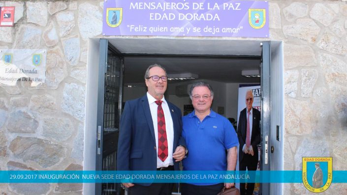 Inauguración sede Edad Dorada Mensajeros de la Paz Andalucía
