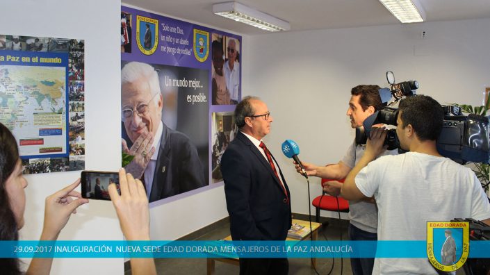 Inauguración sede Edad Dorada Mensajeros de la Paz Andalucía