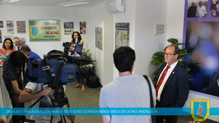 Inauguración sede Edad Dorada Mensajeros de la Paz Andalucía