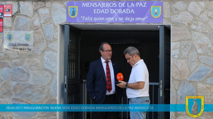 Inauguración sede Edad Dorada Mensajeros de la Paz Andalucía