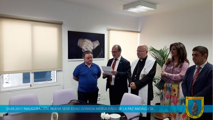 Inauguración sede Edad Dorada Mensajeros de la Paz Andalucía