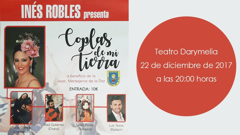 Coplas de mi tierra, a beneficio de Mensajeros de la Paz